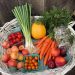 Basket of fruit and vegetables
